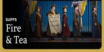 วิดีโอ: Jenn Colella และ Grace McLean เป็นผู้นำ 'Fire & Tea' ในคลิป SUFFS PBS
