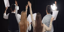 Antes de ser estrellas de Broadway, así era su vida en el campamento de teatro Photo