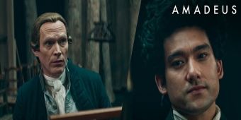 Video: Sehen Sie einen Clip aus AMADEUS mit Will Sharpe und Paul Bettany