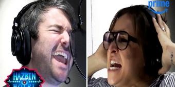 Video: Mira imágenes de estudio de Jessica Vosk y Alex Brightman cantando en la temporada 2 de HAZBIN HOTEL