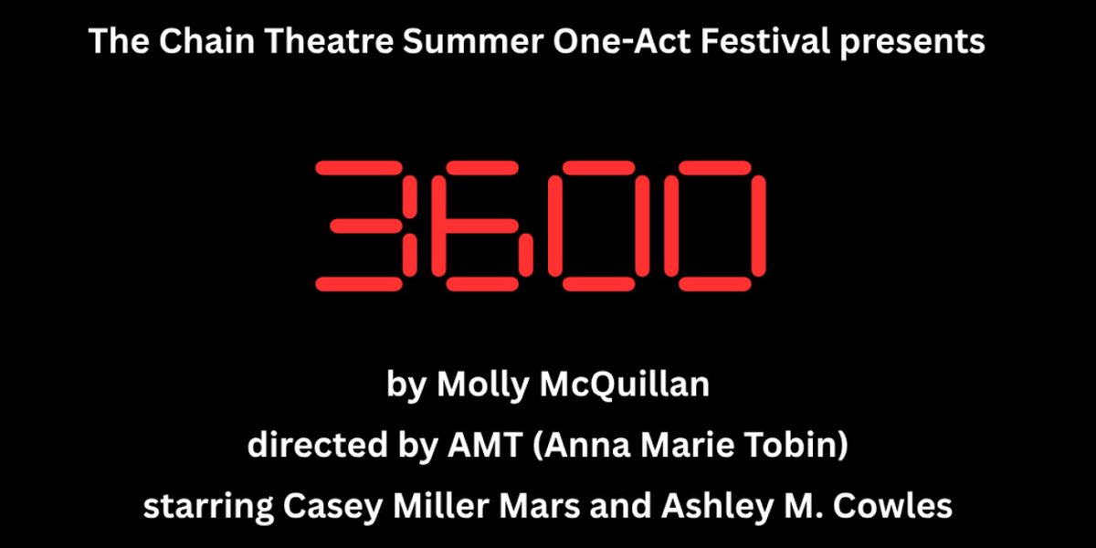 3600 to Make Its Debut at Chain Theatre Summer One-Act Festival