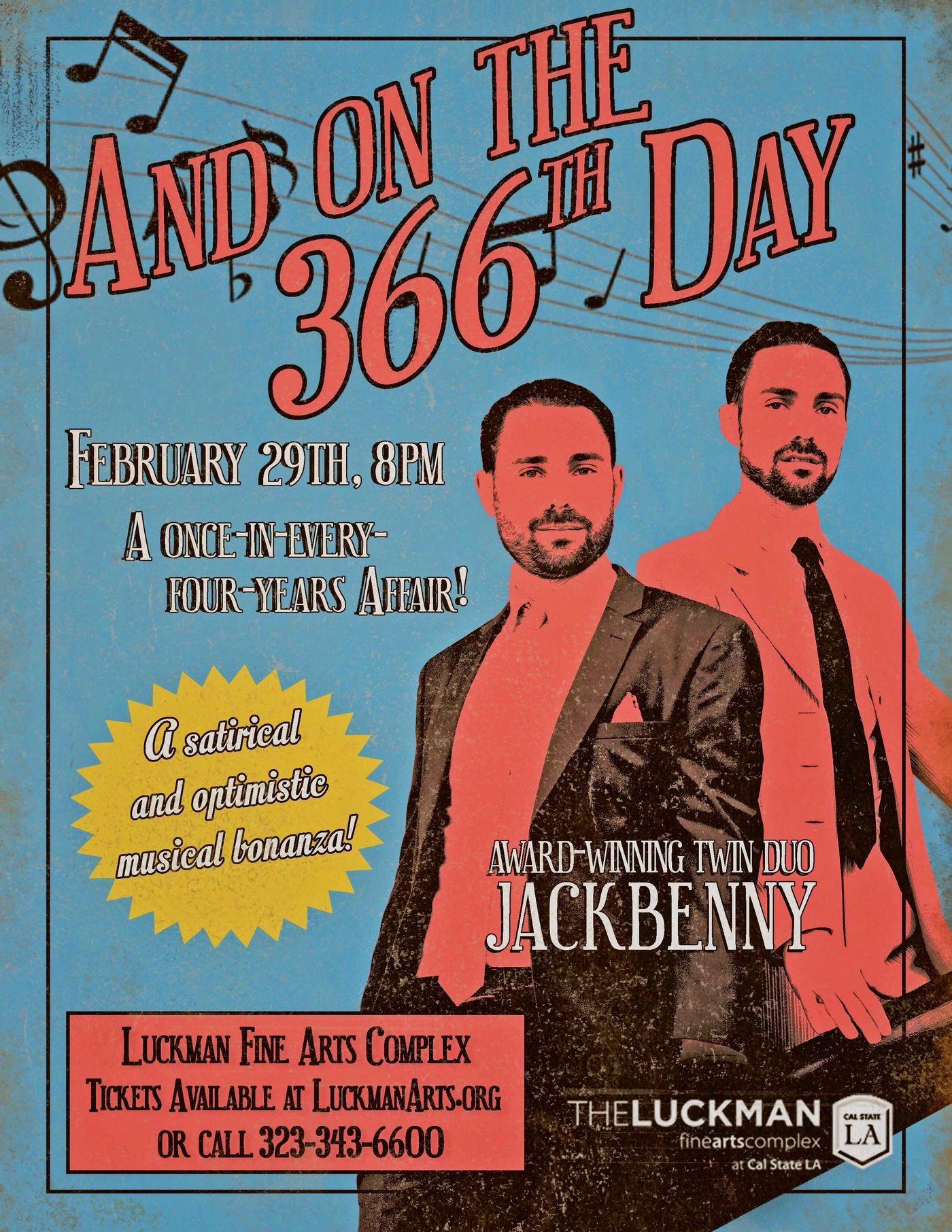 Special Guests Announced For Jackbenny: AND ON THE 366th DAY  Image