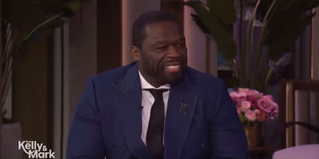 50 Cent Talks New Series FIGHTLAND and His Rocky Mets First Pitch Photo