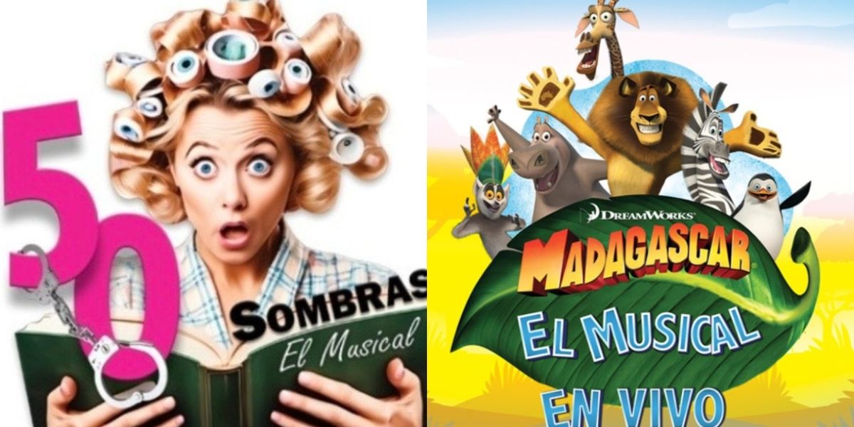 50 SOMBRAS y MADAGASCAR comienzan gira nacional la semana que viene
