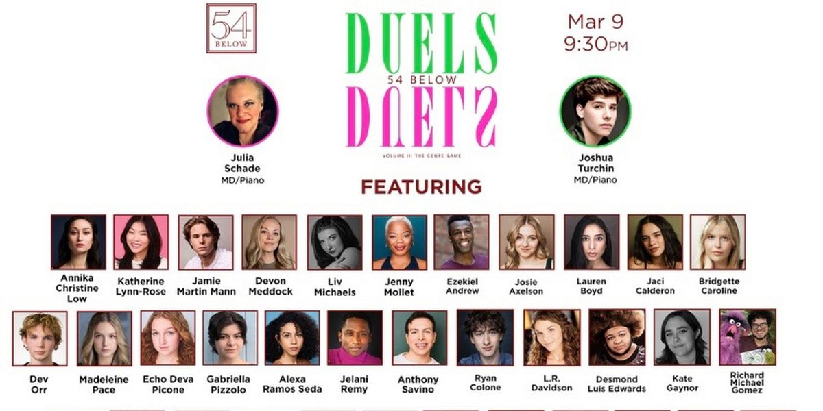 DUELS VOLUME 2: THE GENRE GAME is Coming to 54 Below