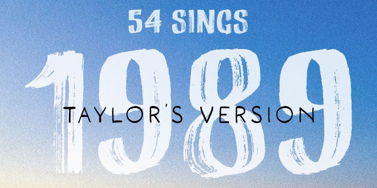 54 SINGS 1989 (TAYLOR'S VERSION) Comes to 54 Below