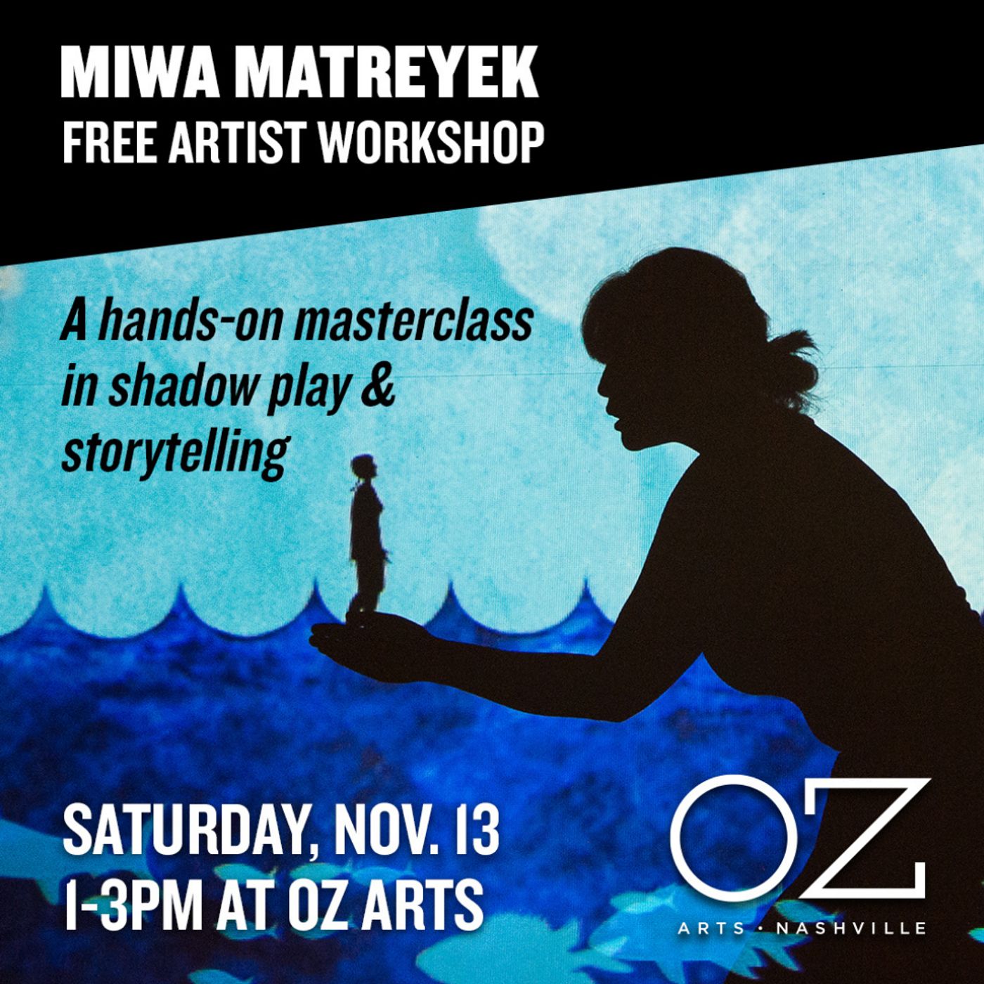 OZ Arts Nashville to Present Miwa Matreyek Artist Workshop  Image