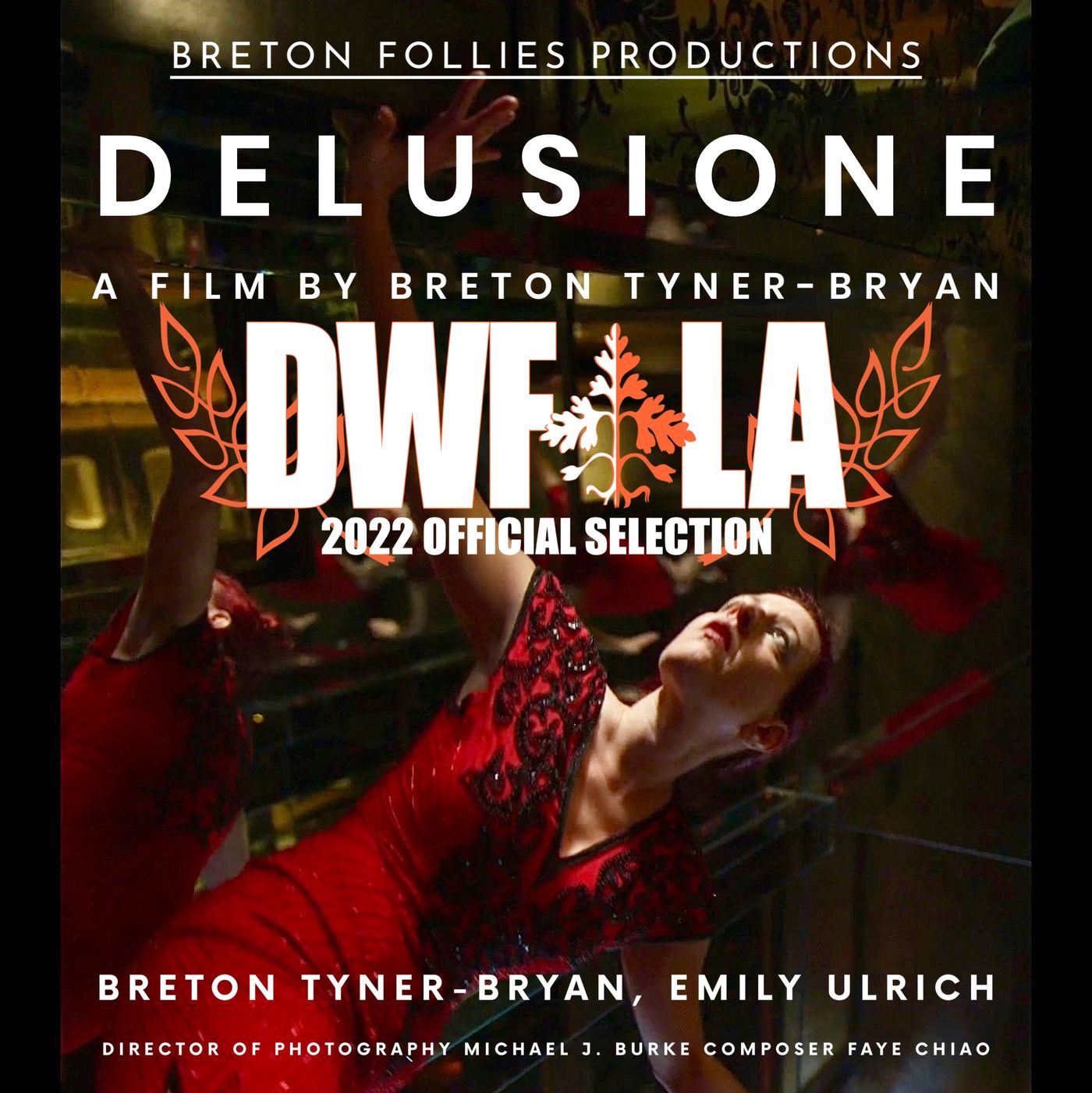 Breton Tyner-Bryan's Sensual Dance Short DELUSIONE To Screen At Dances With Films 2022 Festival Breton Tyner-Bryan's Sensual Dance Short DELUSIONE To Screen At Dances With Films 2022 Festival Image