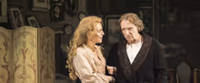 Ralph Fiennes and Miranda Raison in GRACE PERVADES at the Theatre Royal Haymarket