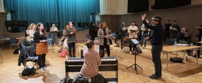 Photo Flash: Inside Rehearsal For A CHRISTMAS CAROL at the Dominion Theatre Photos