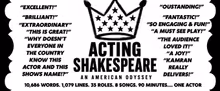 ACTING SHAKESPEARE: AN AMERICAN ODYSSEY to Open at Irvington Shakespeare Company