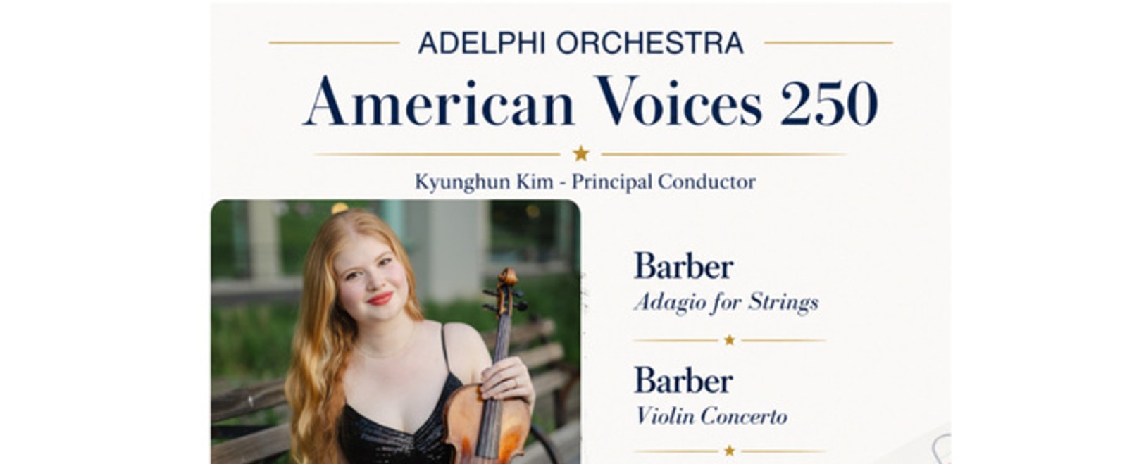 Adelphi Orchestra Announces 73rd Season Programming