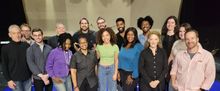 The Cast of York Theatre Company's WHEN WE GET THERE Meets the Press
