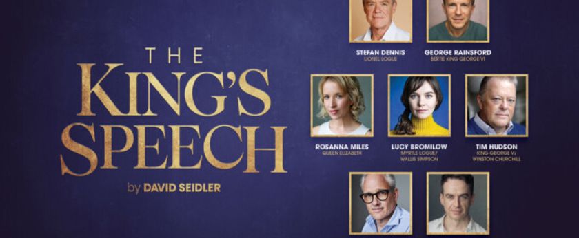Cast Set For THE KING'S SPEECH UK Tour Photo