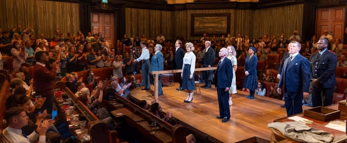 Photos: The Cast of WITNESS FOR THE PROSECUTION Takes Their Bows at Reopening Pe Photos
