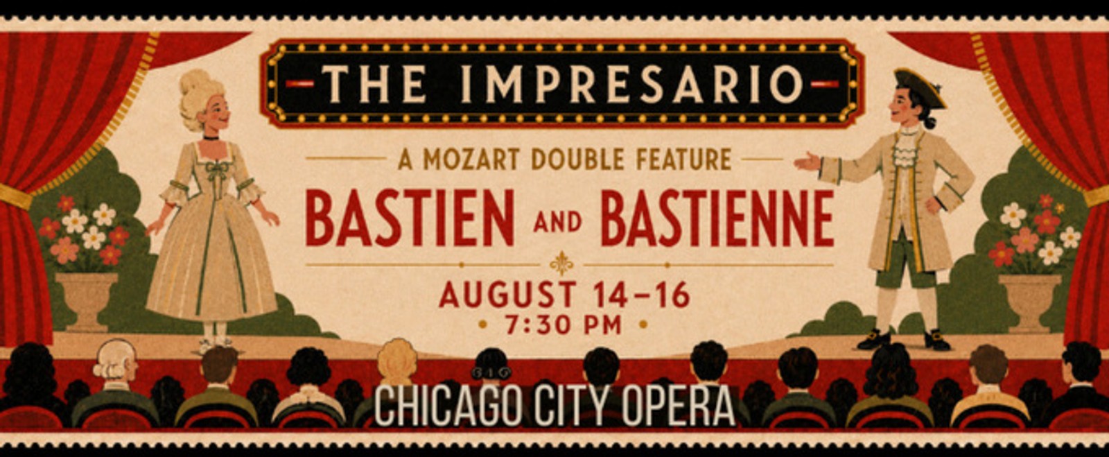 THE IMPRESARIO and BASTIEN AND BASTIENNE to Open at Chicago City Opera