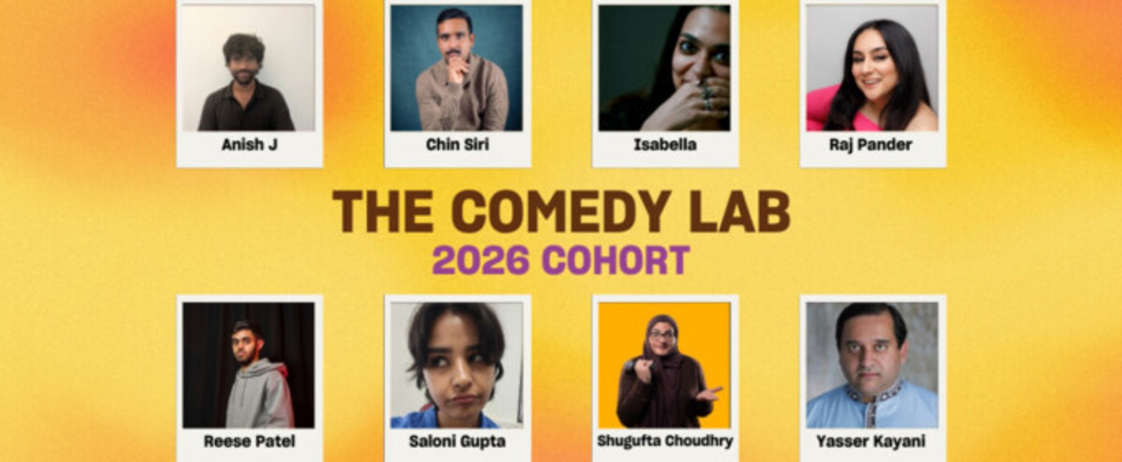 Cohort Revealed For the 2026 BROWN SAUCE Comedy Lab at Tara Theatre