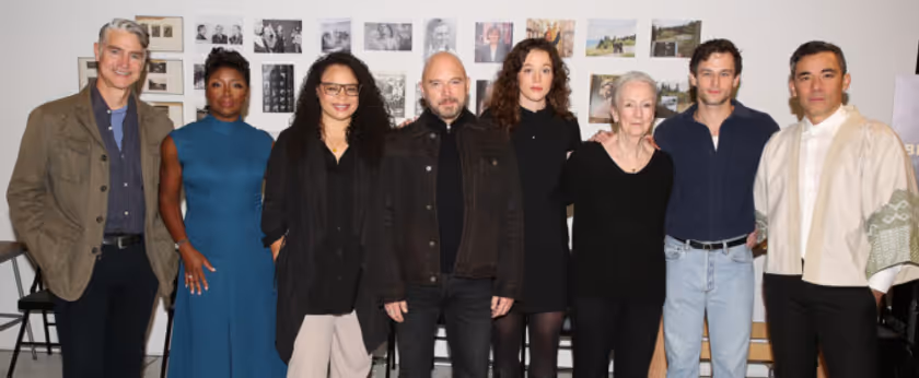 Photos: Michael Cerveris, Montego Glover, and the Cast of HERE THERE ARE BLUEBERRIES Meets the Press Photo