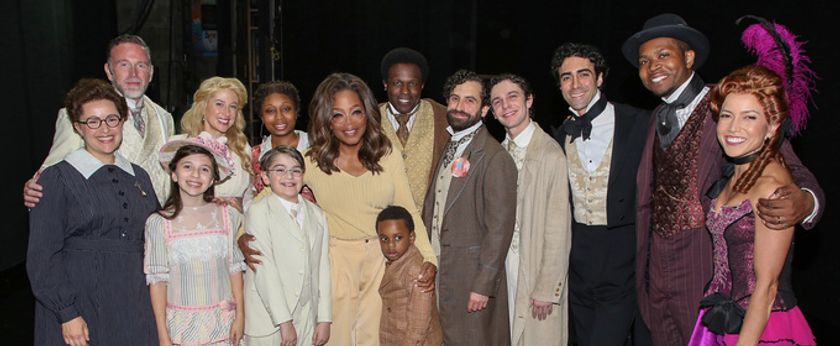 Photos: Oprah Winfrey Poses Backstage with the Cast of RAGTIME Photo