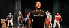 DICK WHITTINGTON AND HIS CATFORD CAT In Rehearsal