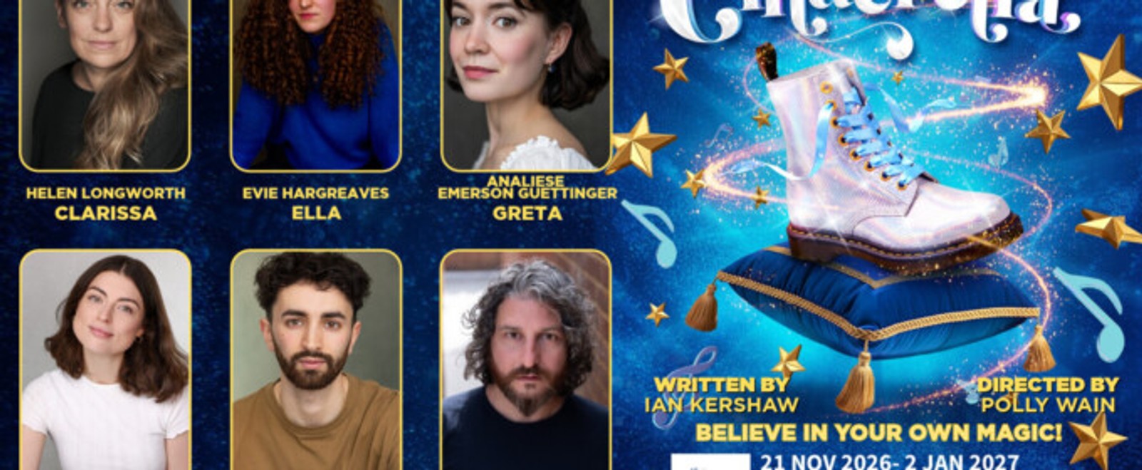 Cast Revealed for Dukes Christmas Show CINDERELLA