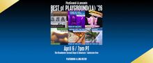 BEST OF PLAYGROUND(LA) ’26 Set For One-Night Encore At The Broadwater Second Stage