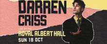 Darren Criss Will Perform Live at The Royal Albert Hall in October