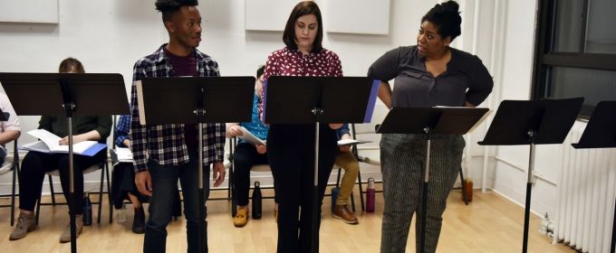 Photo Flash: Inside The NYC Reading Of The New Musical 57 BUS Photos