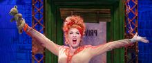 Claire Sweeney as Miss Hannigan in ANNIE UK and Ireland Tour