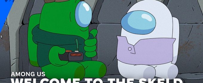 AMONG US Season 1 Premiere Clip: Elijah Wood and Patton Oswalt Report to The Skeld