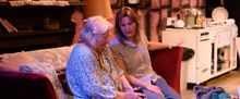 Anne Sheridan Smith and Kathy Ruhl in 'NIGHT MOTHER at Redtwist Theatre