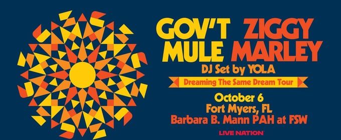 Gov't Mule & Ziggy Marley To Play Barbara B. Mann Performing Arts Hall