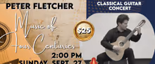 Peter Fletcher to Perform Music of Four Centuries at the Avalon Theatre