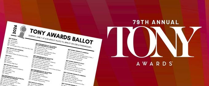 2026 Tony Awards Printable Ballot