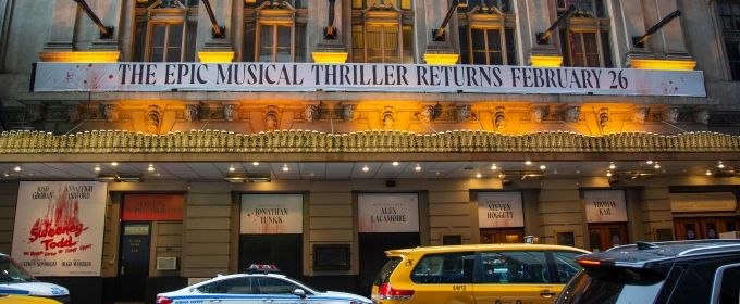 Up on the Marquee: SWEENEY TODD with Josh Groban and Annaleigh Ashford Photos