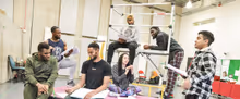 Flash: Inside Rehearsal For CRONGTON KNIGHTS at the Belgrade Theatre Coventry