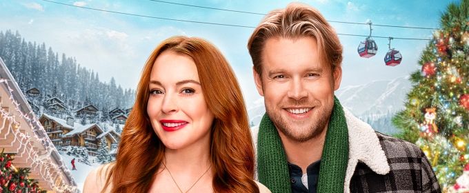 Photos: First Look at Lindsay Lohan & Chord Overstreet in FALLING FOR CHRISTMAS  Photos