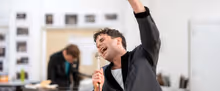Ben Platt and More in Rehearsal For MIDNIGHT AT THE NEVER GET