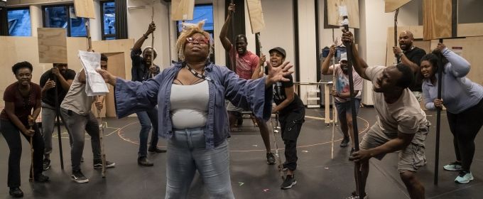 Photos: Rehearsals for Shakespeare in the Park's MERRY WIVES; Increased Audience Photos
