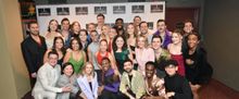 The Cast of A CHORUS LINE Celebrates Opening Night