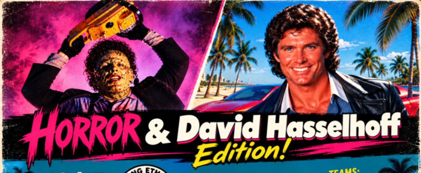 THAT 80S IMPROV CHALLENGE: HORROR & DAVID HASSELHOFF EDITION to Take Place at Young Ethels