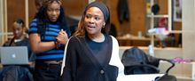 JAJA'S AFRICAN HAIR BRAIDING in Rehearsal at Lyric Hammersmith Theatre