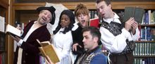 The Cast of Edinburgh Fringe Show CLASSIC! Visits National Library of Scotland