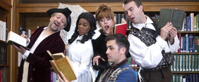 Photos: The Cast of Edinburgh Fringe Show CLASSIC! Visits National Library of Sc Photos