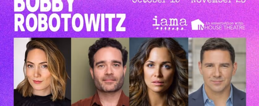 Cast Set For BOBBY ROBOTOWITZ at IAMA Theatre Company Photo
