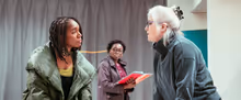 In Rehearsal For THE AUTHENTICATOR At The National Theatre