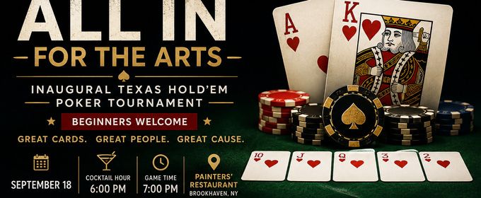 Gateway Playhouse to Host ALL IN FOR THE ARTS Poker Tournament Fundraiser