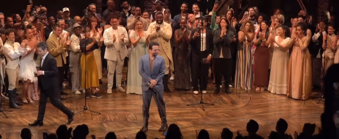 Video: HAMILTON Celebrates 10 Years on Broadway With Mega-Mix Curtain Call