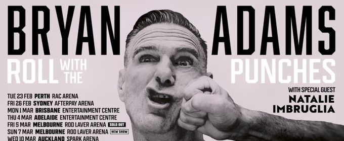 Bryan Adams ROLL WITH THE PUNCHES Tour to Add Second Melbourne Show