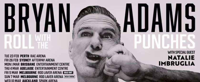 Bryan Adams ROLL WITH THE PUNCHES Tour to Add Second Melbourne Show Photo